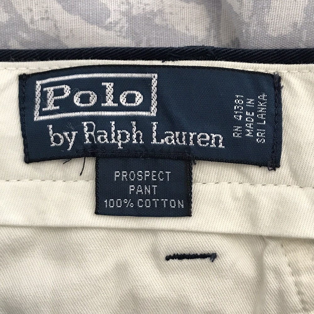 Polo Ralph Lauren Prospect Pants Mens 36x30 Navy Chinos Preppy Classic Slacks - Picture 4 of 12